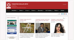 Desktop Screenshot of infos.fondationscelles.org